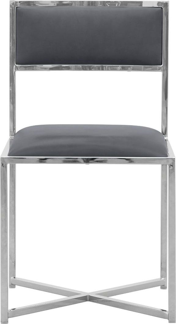 Amalfi X-Base Chair in Cobalt Leather