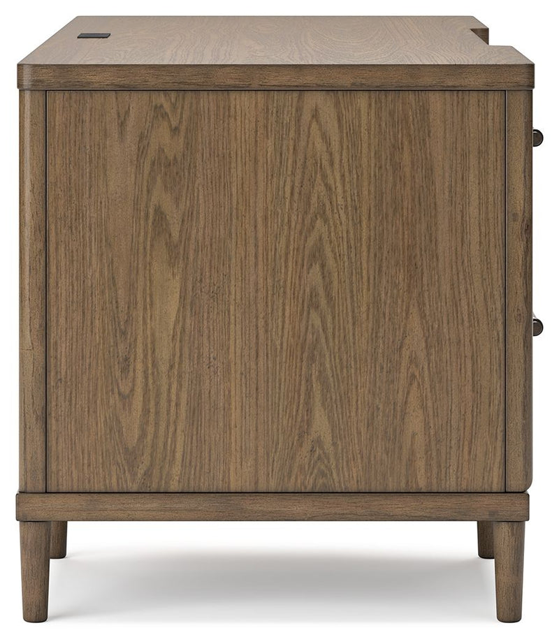 Roanhowe - Home Office Desk - Brown - R&R Furniture Gallery (Fountain Valley, CA)