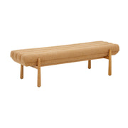 Julianna - Heavy Linen Bench - Sunflower Yellow - R&R Furniture Gallery (Fountain Valley, CA)