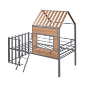 Loft Bed With Roof, Window, Guardrail, Ladder - R&R Furniture Gallery (Fountain Valley, CA)