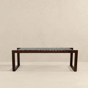 Christina - Bench - Cognac / Dark Brown / Tan - R&R Furniture Gallery (Fountain Valley, CA)