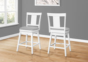 Swivel Bar Stool Counter Height, Transitional (Set of 2) - R&R Furniture Gallery (Fountain Valley, CA)