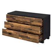 Eos - Dresser - Walnut & Black - R&R Furniture Gallery (Fountain Valley, CA)