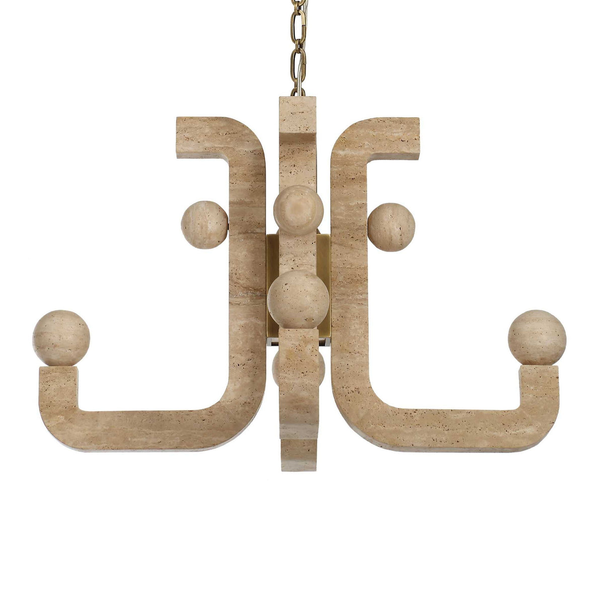 Equilibrium - 5 Light LED Pendant - Brass