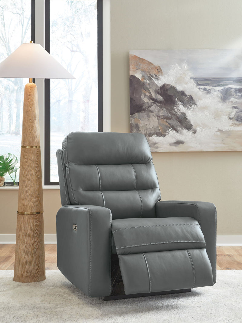 Pennacle Pier - Power Recliner With Adjustable Headrest - R&R Furniture Gallery (Fountain Valley, CA)