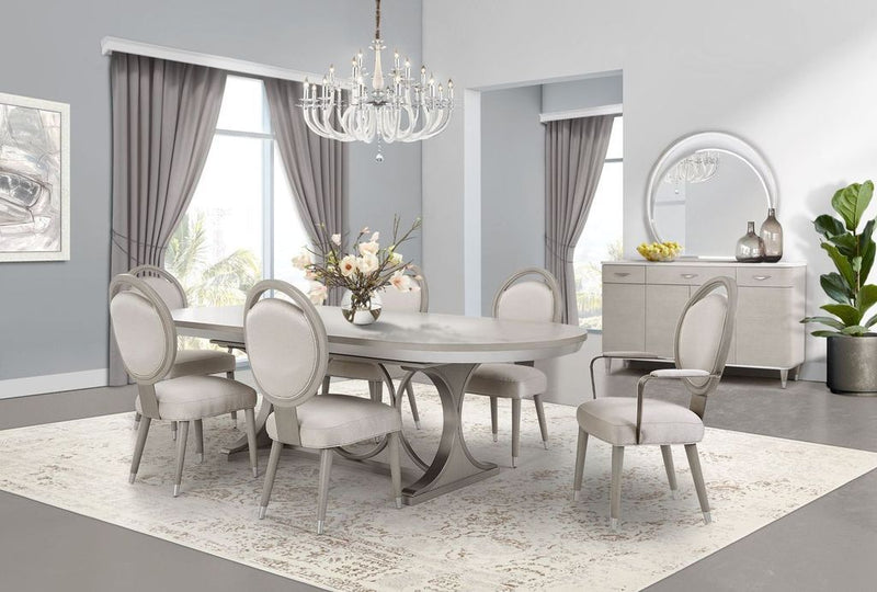 Eclipse - Side Chair (Set of 2) - Moonlight Gray - R&R Furniture Gallery (Fountain Valley, CA)
