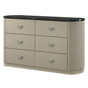 Travonte - Dresser - Gray / Beige - R&R Furniture Gallery (Fountain Valley, CA)