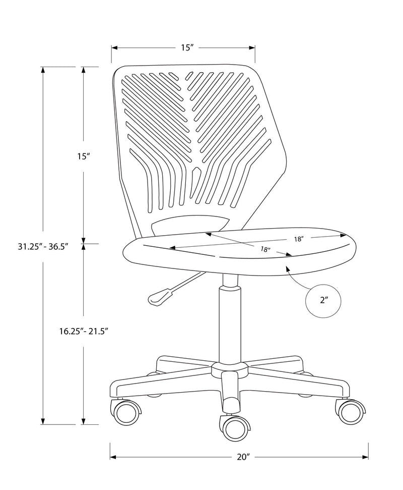 Office Chair & Adjustable Height, Swivel, Ergonomic - R&R Furniture Gallery (Fountain Valley, CA)