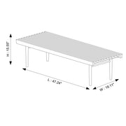 Mia - Bench - Dark Brown - R&R Furniture Gallery (Fountain Valley, CA)