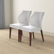 Luca - Dining Chair (Set of 2) - Light Gray - R&R Furniture Gallery (Fountain Valley, CA)