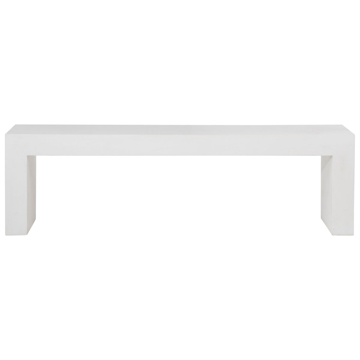 Blazer - Outdoor Bench - Natural White