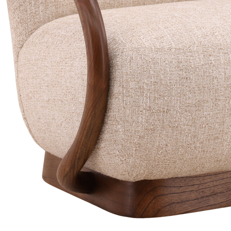 Linfield - Occasional Chair - Field Fawn And Brown