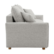 Oran - Sofa With Sleeper - Gray Chenille - R&R Furniture Gallery (Fountain Valley, CA)