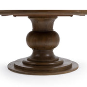 Classic Home Hera round dining table with smooth wooden surface and sturdy base, ideal for kitchen or dining room.