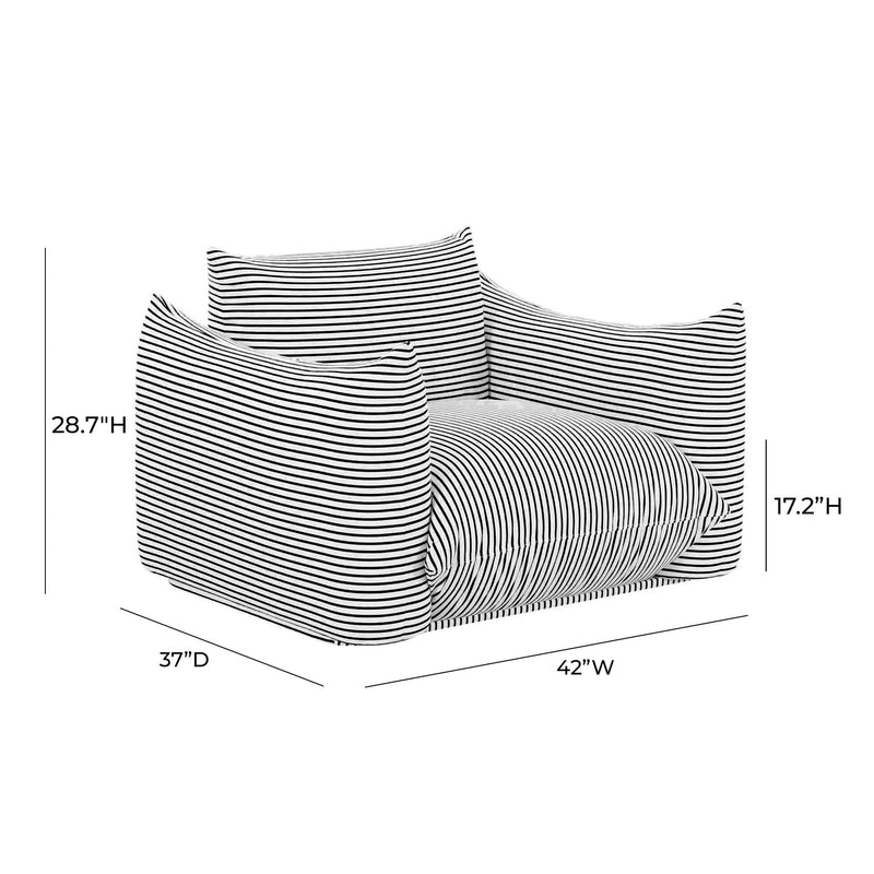 Saint Tropez - Stuffed Outdoor Armchair - R&R Furniture Gallery (Fountain Valley, CA)