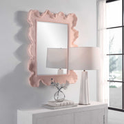 Uttermost Sea Coral wall mirror featuring a detailed coral design frame, perfect for coastal or beach-inspired decor.
