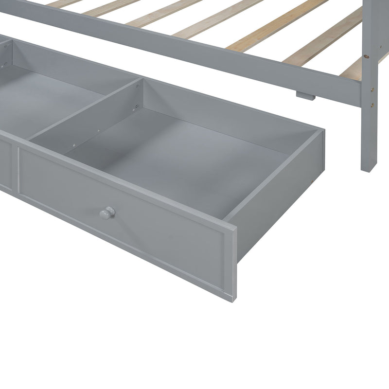 Daybed With 3 Drawers USB Ports And Desk - R&R Furniture Gallery (Fountain Valley, CA)