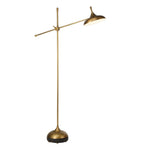 Kiss - Adjustable Arm Floor Lamp - Michelangelo Marble