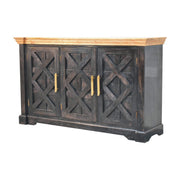 Regal - Rustic Sideboard - Black - R&R Furniture Gallery (Fountain Valley, CA)