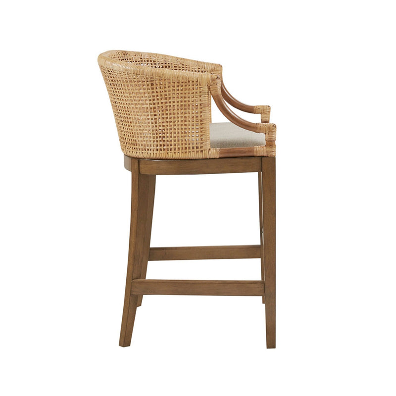 Casual Handcrafted Rattan Counter Stool - R&R Furniture Gallery (Fountain Valley, CA)