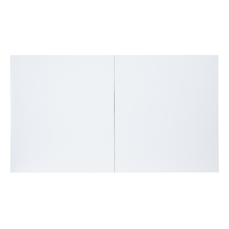 Gallegos - Dining Table With Leaf - White High Gloss - R&R Furniture Gallery (Fountain Valley, CA)
