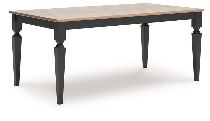 Brenkerton - Rectangular Dining Room Table - Grayish Brown / Black - R&R Furniture Gallery (Fountain Valley, CA)