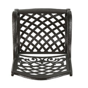 Luminea - Outdoor Aluminum Dining Chair With Scroll Design, Lattice Pattern And Cabriole Legs - Bronze - R&R Furniture Gallery (Fountain Valley, CA)