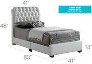 Tufted Upholstered Bed - R&R Furniture Gallery (Fountain Valley, CA)