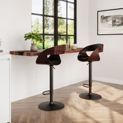 Archer - Adjustable Swivel Bar Stool - Black - R&R Furniture Gallery (Fountain Valley, CA)