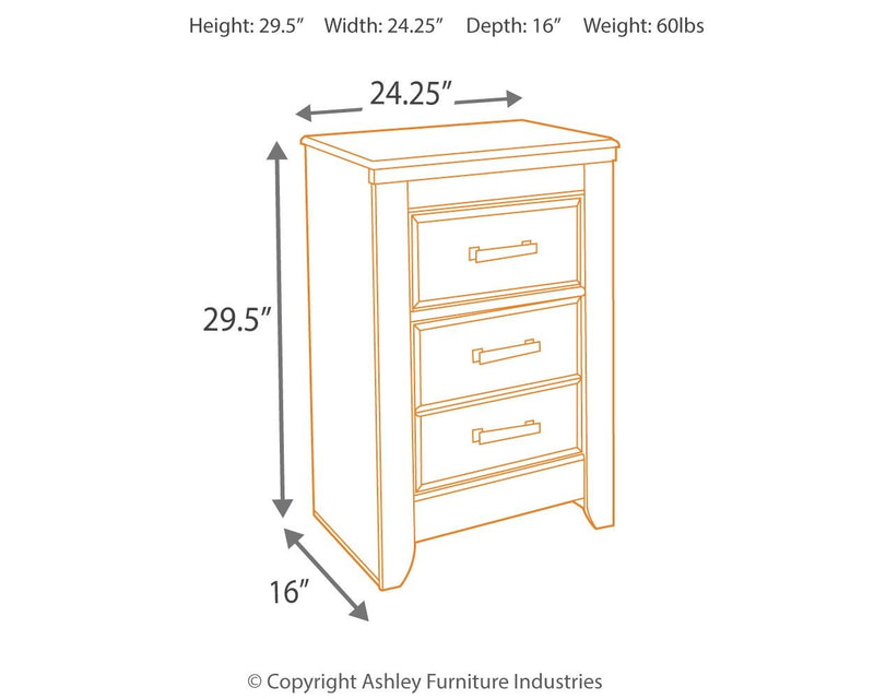 Juararo - Two Drawer Night Stand - Dark Brown - R&R Furniture Gallery (Fountain Valley, CA)
