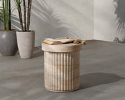 Selah - Outdoor Stool / Table - Beige - R&R Furniture Gallery (Fountain Valley, CA)
