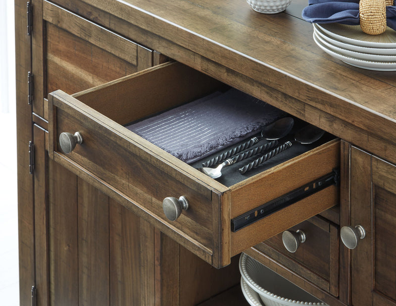 Moriville - Dining Room Server - Grayish Brown - R&R Furniture Gallery (Fountain Valley, CA)
