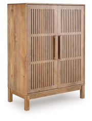 Pellamour - Bar Cabinet - Natural Brown - R&R Furniture Gallery (Fountain Valley, CA)