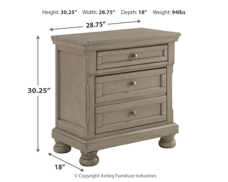 Lettner - Night Stand - R&R Furniture Gallery (Fountain Valley, CA)