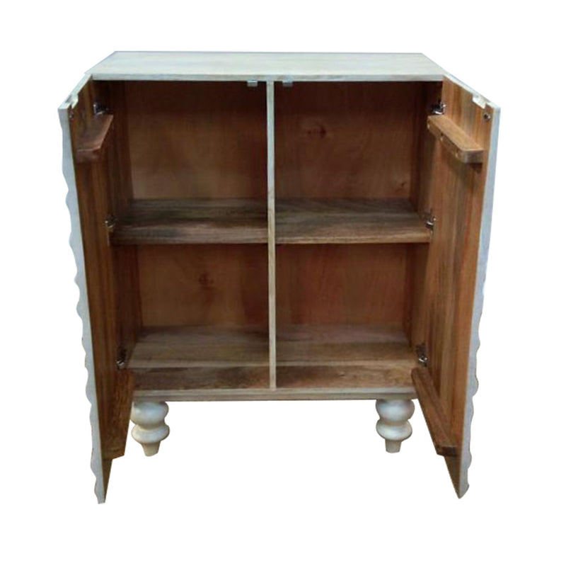 Balthazar - Console Table - White Washed - R&R Furniture Gallery (Fountain Valley, CA)