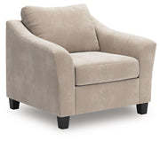 Willarae - Chair And A Half - Taupe - R&R Furniture Gallery (Fountain Valley, CA)