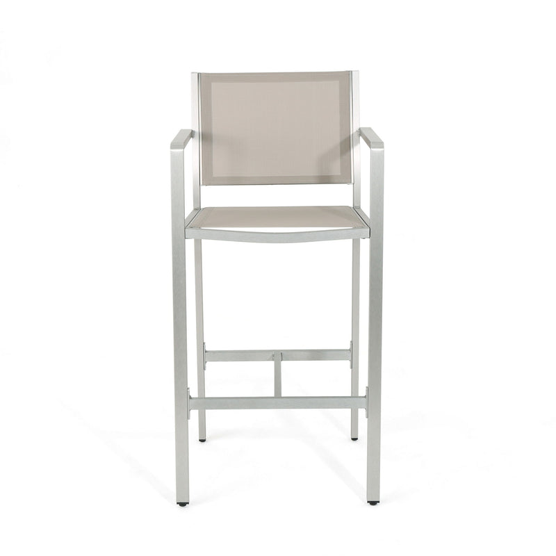 Outdoor Rust Proof Aluminum Barstools (Set of 2) - R&R Furniture Gallery (Fountain Valley, CA)