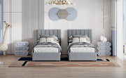 Upholstered Platform Bed With A Hydraulic Storage System - R&R Furniture Gallery (Fountain Valley, CA)