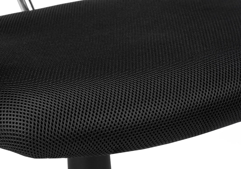 Office Chair, Adjustable Height, Swivel, Ergonomic, Armrests, Mesh, Contemporary / Modern - Black - R&R Furniture Gallery (Fountain Valley, CA)