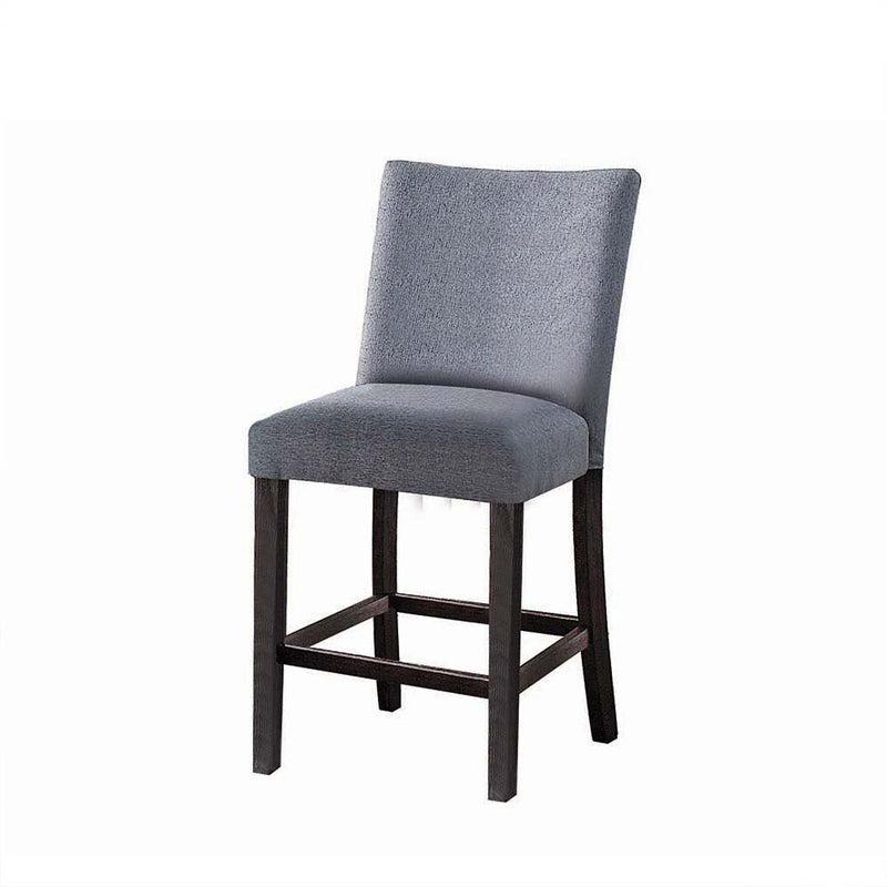 Yelena - Counter Height Chair (Set of 2) - Fabric & Weathered Espresso - R&R Furniture Gallery (Fountain Valley, CA)
