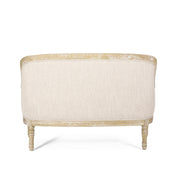 Noble House Inspired Style stationary loveseat with plush upholstery and sleek design, perfect for modern living rooms.