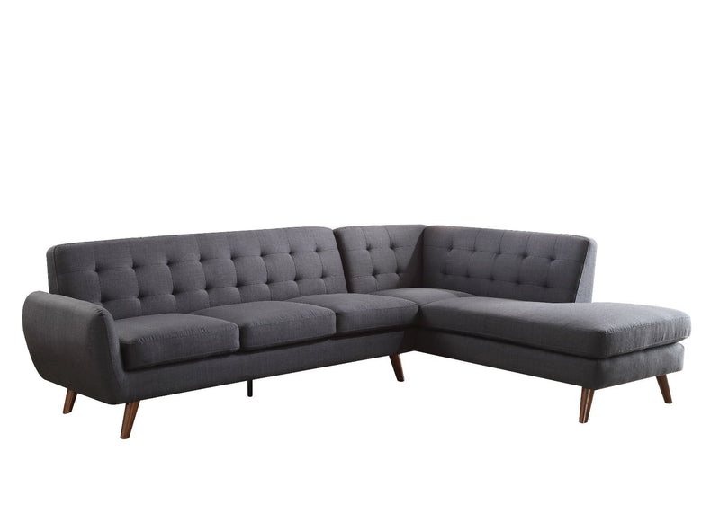 Acme - Sectional Sofa - Gray - R&R Furniture Gallery (Fountain Valley, CA)