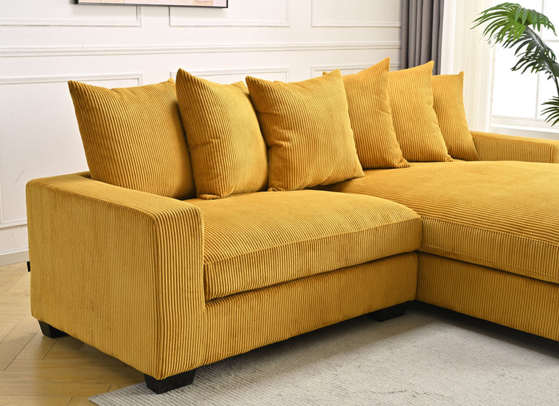 Luxe - Oversized 2 Piece Sectional Couches For Living Room, L Shaped Sofa With Chaise - R&R Furniture Gallery (Fountain Valley, CA)