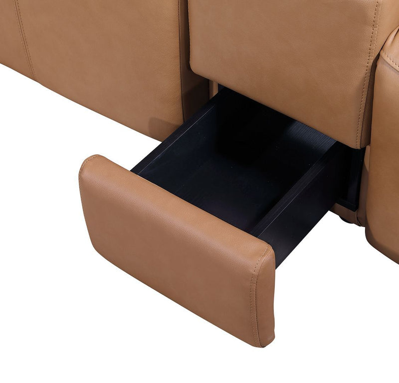 1224 - 7-Piece Modular Power Reclining Sofa, Loveseat & Chair Set In With 6 Power Recliners & Power Headrests
