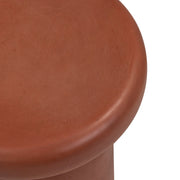 TOV Furniture Lydia side table with a sleek, modern design featuring a round top and slim metal legs.