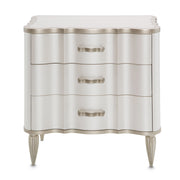 London Place - Nightstand - Creamy Pearl - R&R Furniture Gallery (Fountain Valley, CA)