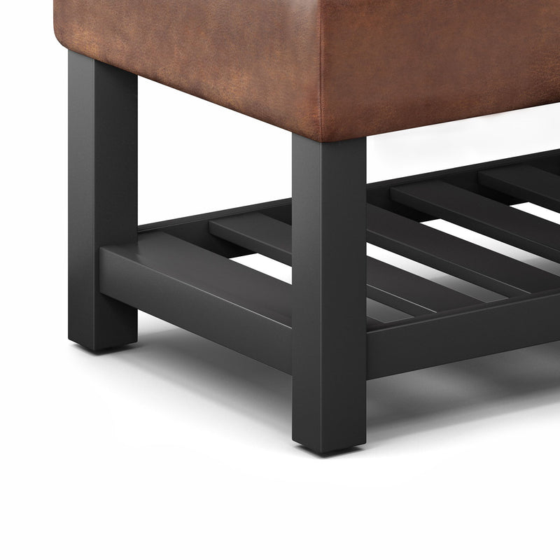 Cosmopolitan - Storage Ottoman Bench With Open Bottom - R&R Furniture Gallery (Fountain Valley, CA)