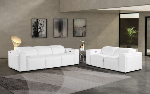 1224 - 5-Piece Modular Power Reclining Sofa And Loveseat Set In With 4 Power Recliners & Power Headrests - R&R Furniture Gallery (Fountain Valley, CA)
