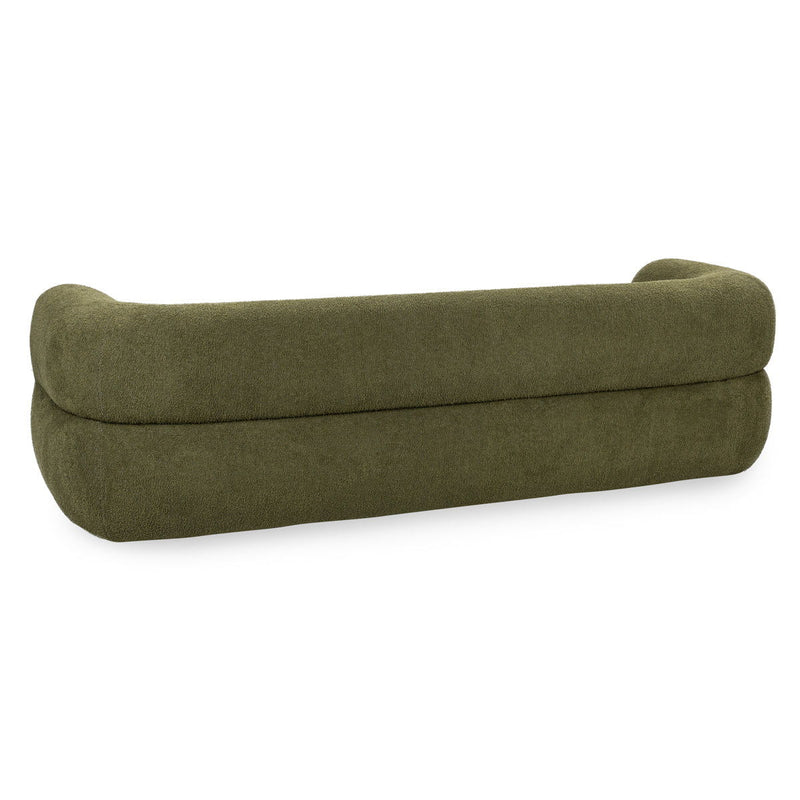 Faris - Upholstered Sofa - Dark Olive - R&R Furniture Gallery (Fountain Valley, CA)