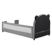 Upholstered Daybed With Bear Shaped Headboard, Hydraulic System And Breathable Fence - R&R Furniture Gallery (Fountain Valley, CA)